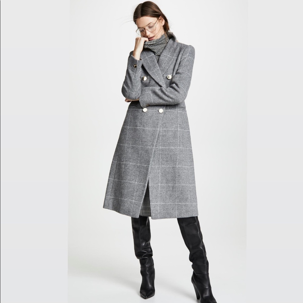Club Monaco Gemma Plaid Coat XS - Picture 2 of 12